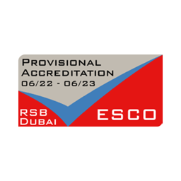 ESCO Provisional Accreditation - RSB Dubai